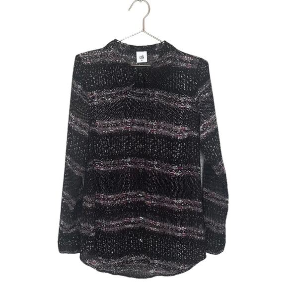 Cabi Semi-Sheer Button Down Blouse - Size XS - Picture 1 of 7